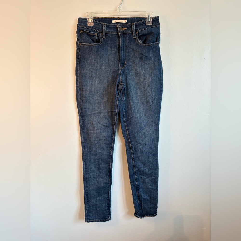 Levi's Blue Skinny Jeans with Faded Denim Look